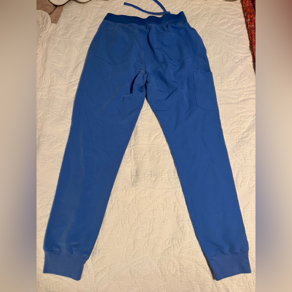 Mandala Scrub Jogger Pants - Ceil Blue - Picture 3 of 3